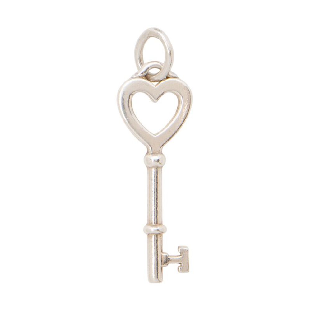 Tiffany & Co. Sterling Silver Heart Key Pendant